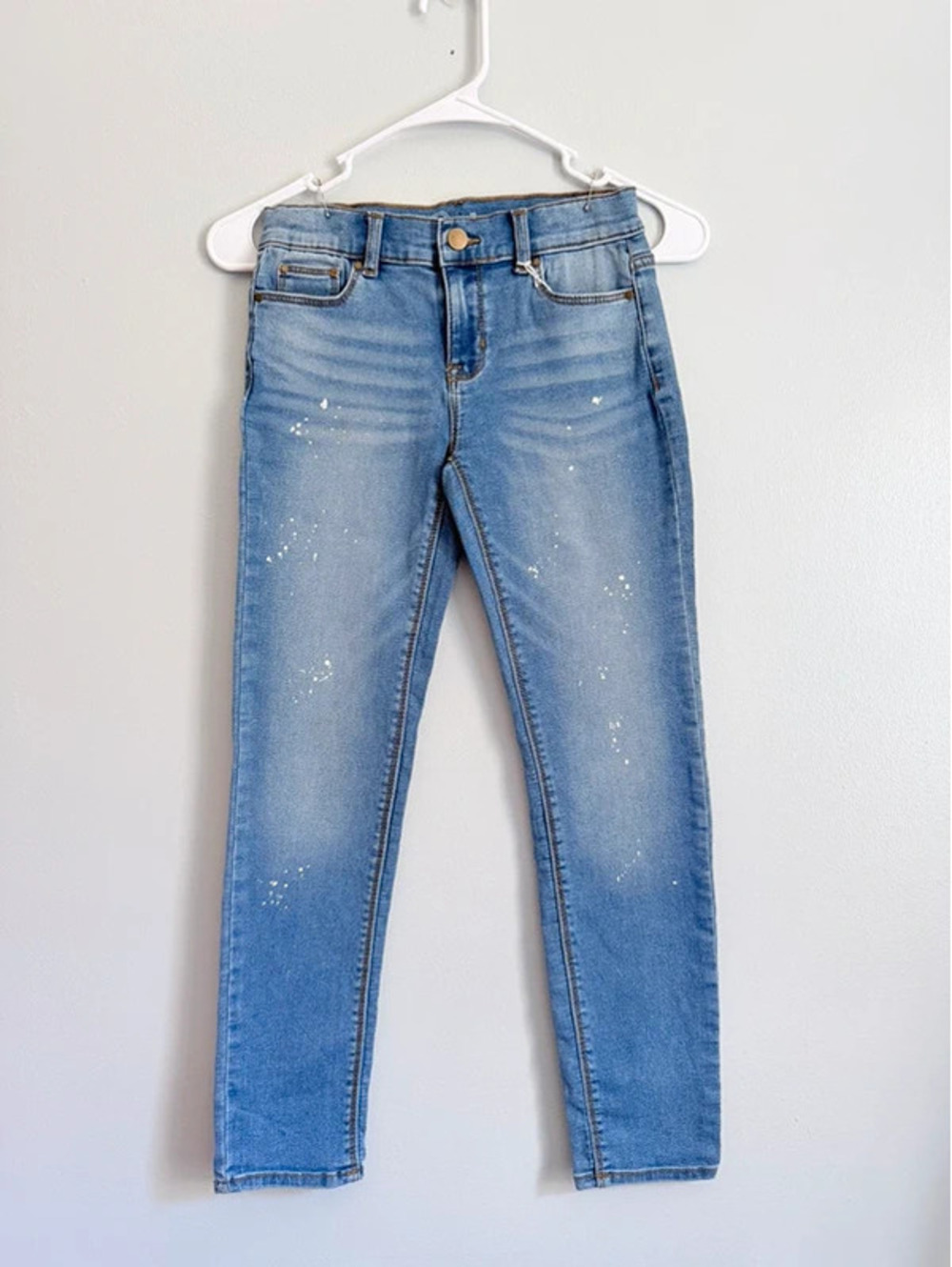 Wonder Nation Paint Splatter Skinny Jeans Size 10